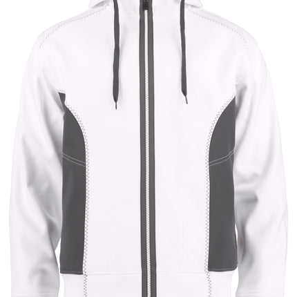 2116 FELPA FULL ZIP CAPPUCCIO