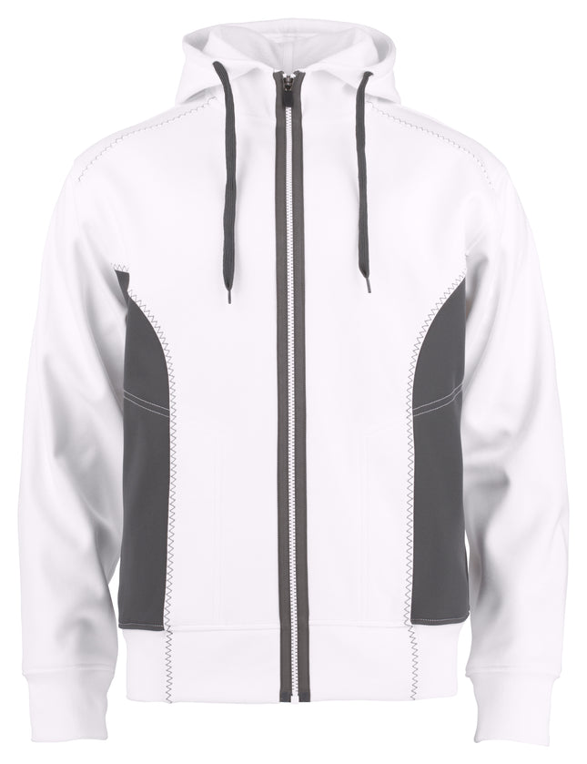 2116 FELPA FULL ZIP CAPPUCCIO