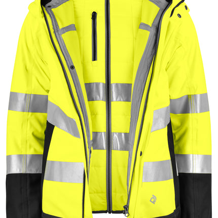 6445 HI-VIS GIACCA 3-IN-1 EN ISO 20471 - classe 3/2