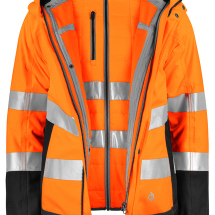 6445 HI-VIS GIACCA 3-IN-1 EN ISO 20471 - classe 3/2