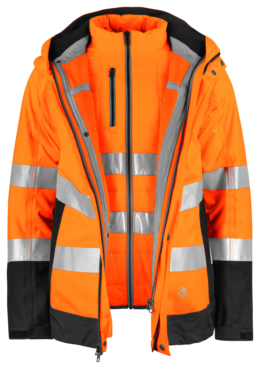 6445 HI-VIS GIACCA 3-IN-1 EN ISO 20471 - classe 3/2