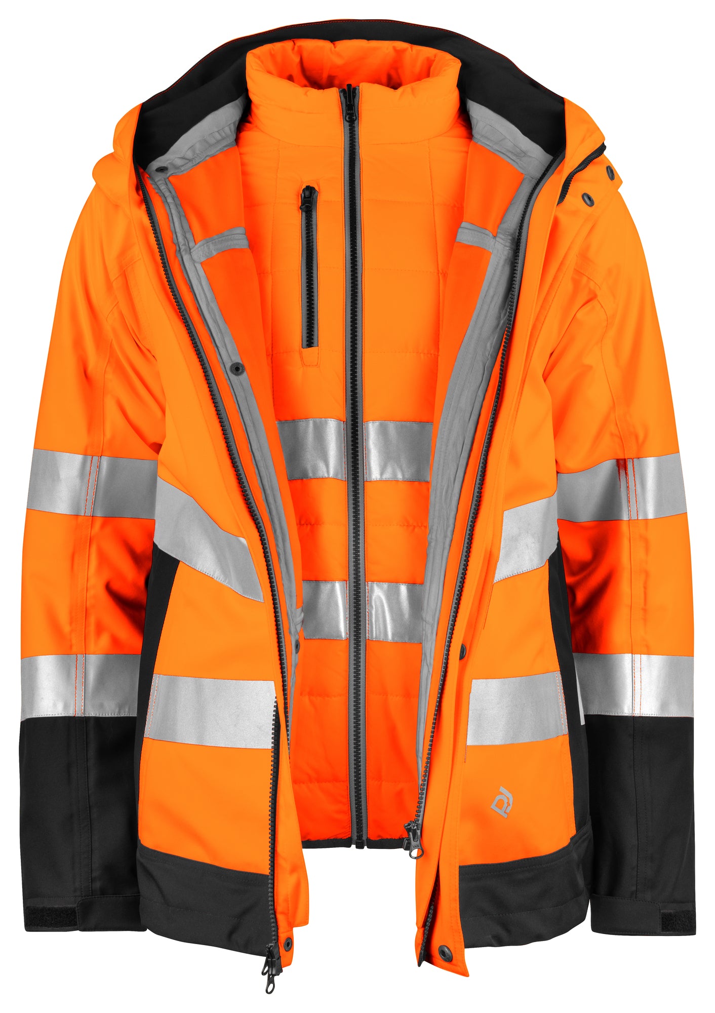 6445 HI-VIS GIACCA 3-IN-1 EN ISO 20471 - classe 3/2