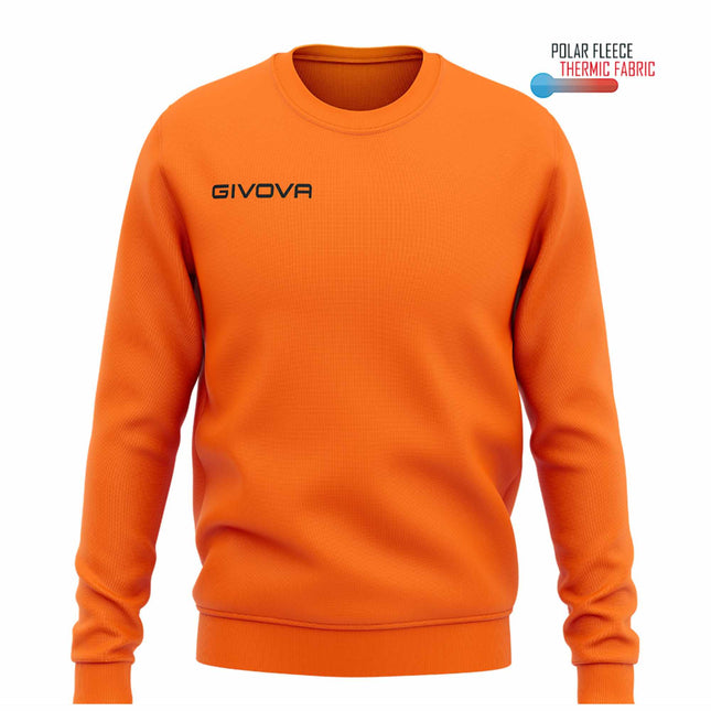 Felpa Givova girocollo in polarfleece