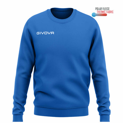 Felpa Givova girocollo in polarfleece