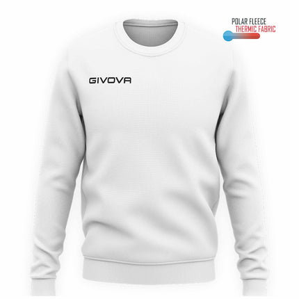 Felpa Givova girocollo in polarfleece