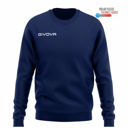 Felpa Givova girocollo in polarfleece