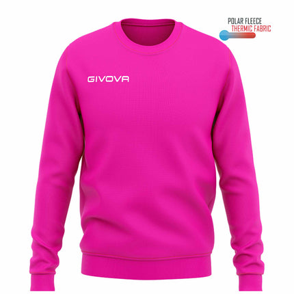 Felpa Givova girocollo in polarfleece