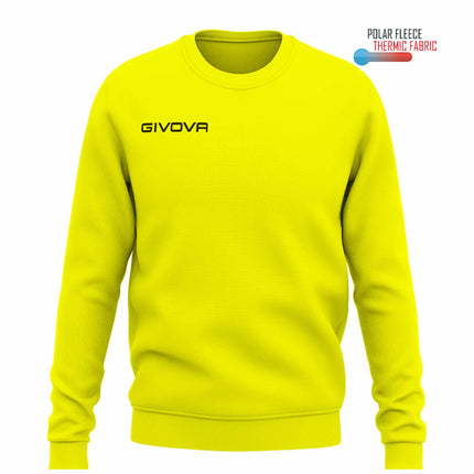 Felpa Givova girocollo in polarfleece