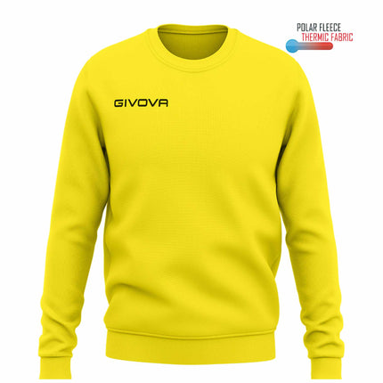 Felpa Givova girocollo in polarfleece