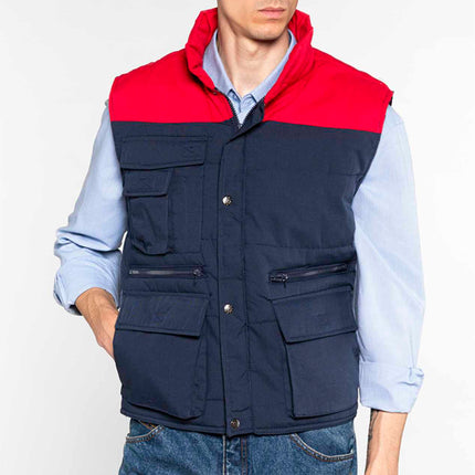 Gilet lavoro invernale indossato