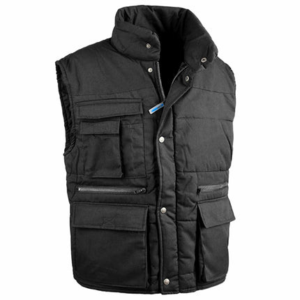 Gilet lavoro invernale nero
