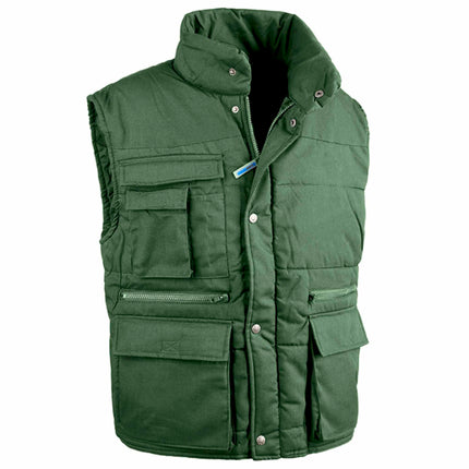 Gilet lavoro invernale verde