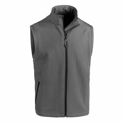 GIlet da lavoro in softshell grigio