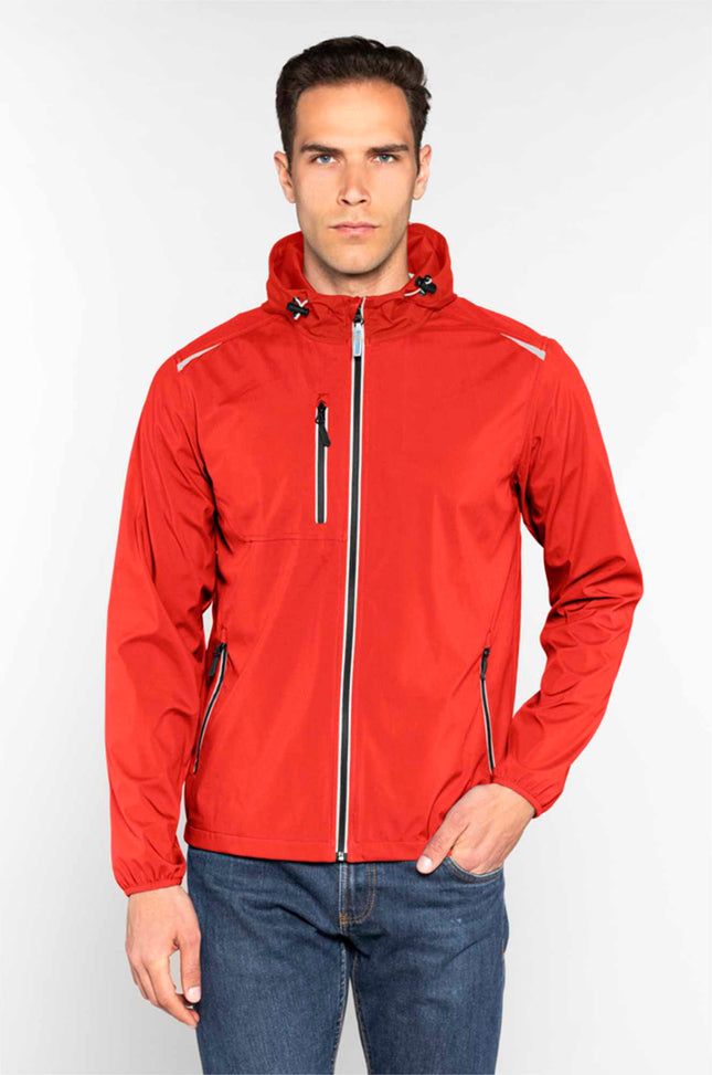Giubbotto leggero softshell rosso