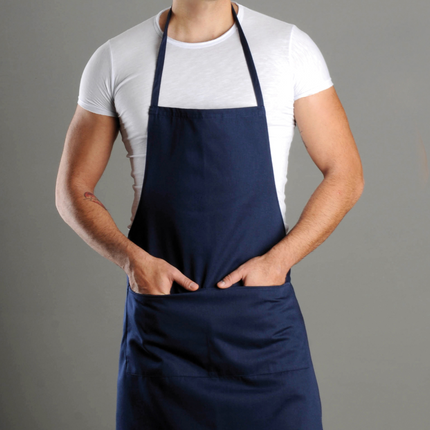 Gourmet grembiule lungo 2 tasche con pettorina | Ho.Re.Ca W430