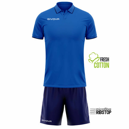 Kit rappresentanza estivo Givova blu