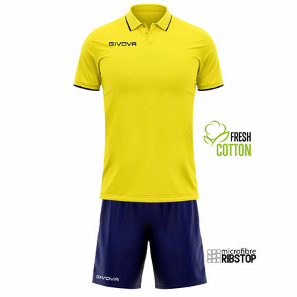Kit rappresentanza estivo Givova Giallo Blu
