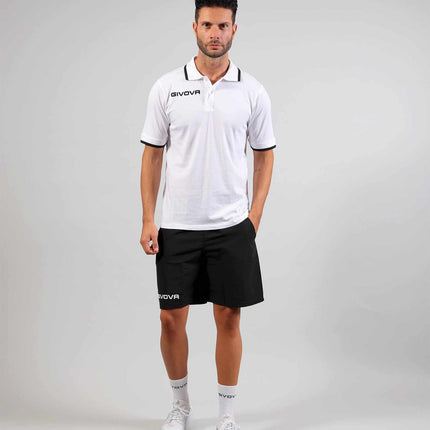 Kit rappresentanza estivo Givova Bianco nero indossato