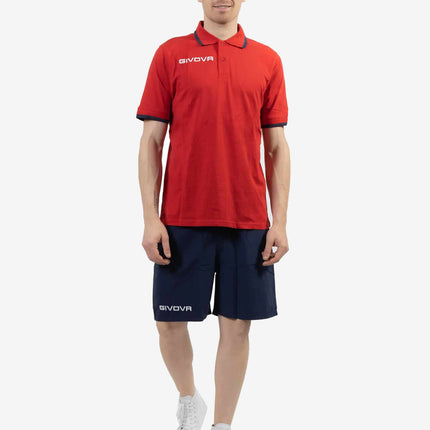 Kit rappresentanza estivo Givova Rosso Blu