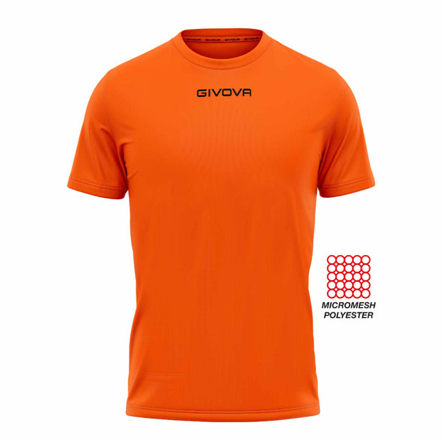T-shirt unisex sportiva Givova arancione