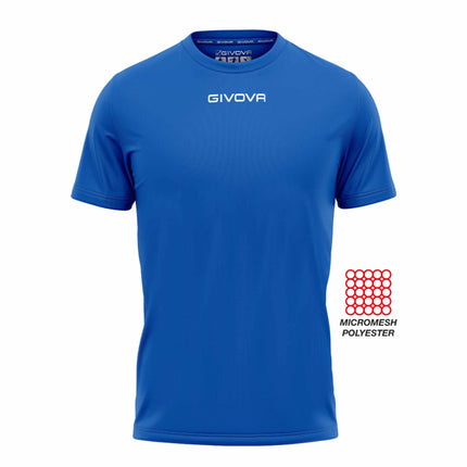 T-shirt unisex sportiva Givova azzurro