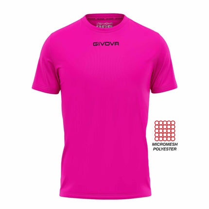 T-shirt unisex sportiva Givova fuxia