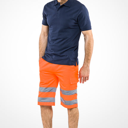 Pantaloncino lavoro altà visibilità arancione