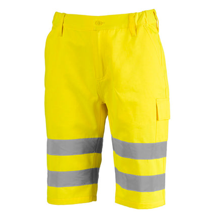 Pantaloncino lavoro altà visibilità giallo