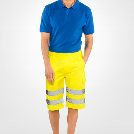 Pantaloncino lavoro altà visibilità giallo