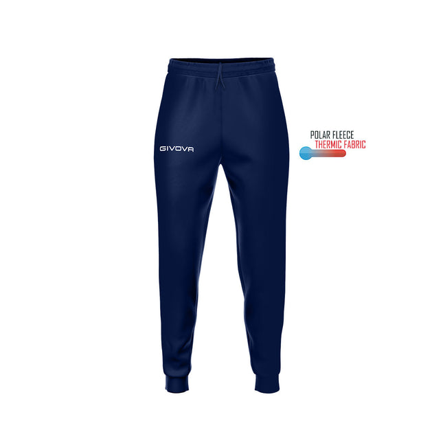 Pantalone Givova One polarfleece unisex per allenamento invernale