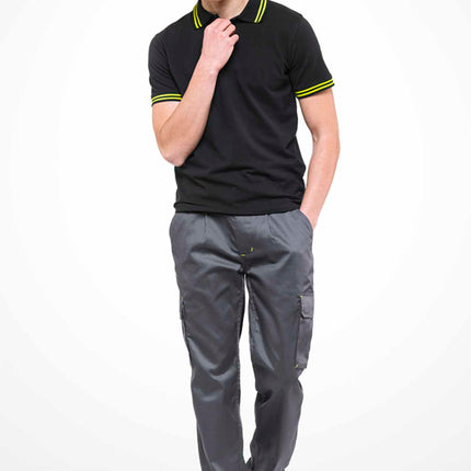 Pantalone da lavoro elasticizzato multitasche