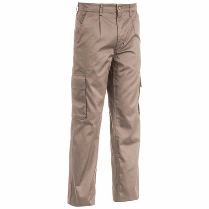 Pantalone lavoro multitasche beige