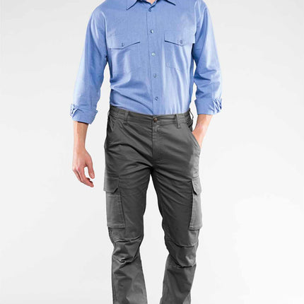 Pantalone da lavoro elasticizzato multitasche