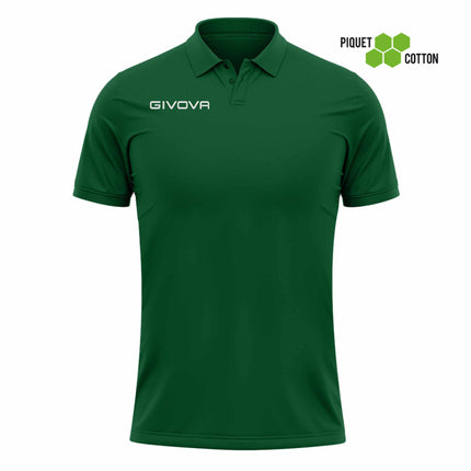 Polo Givova a manica corta verde