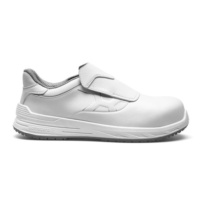 Scarpa antinfortunistica bianca slip on