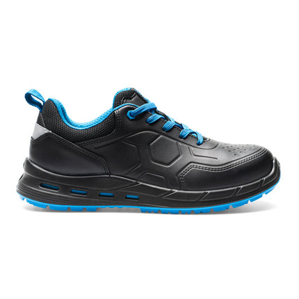 Scarpa lavoro nera e blu