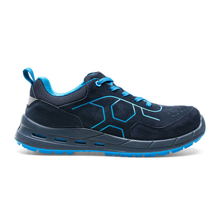 Scarpa antinfortunistica scamosciata blu