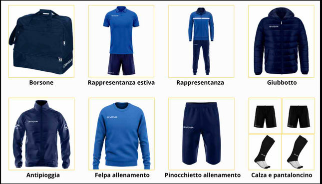 Completo rappresentanza Givova