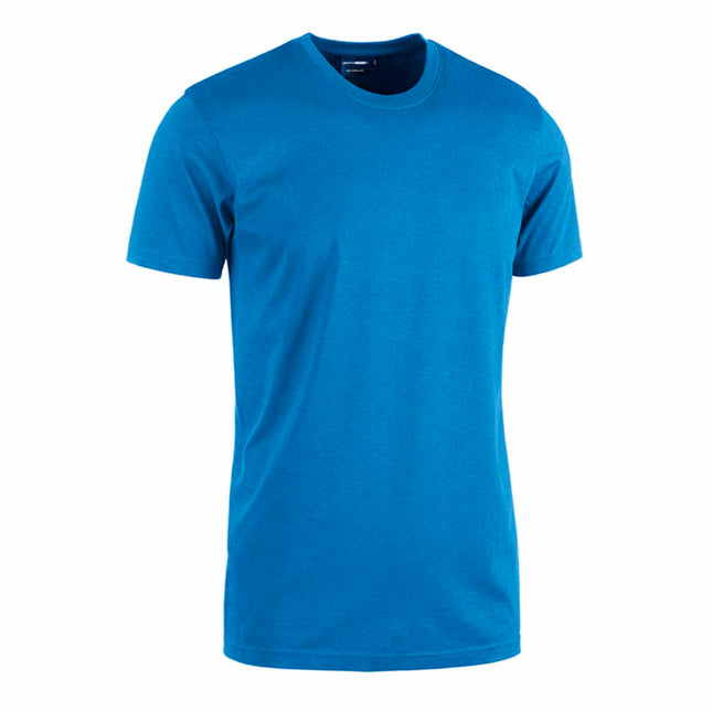 T-shirt lavoro personalizzabile blu atollo
