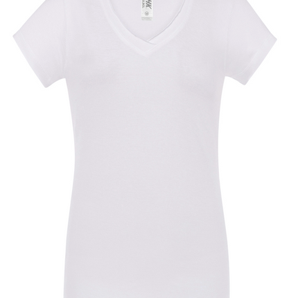 T-shirt donna manica corta scollo a V | JHK TSULSCL