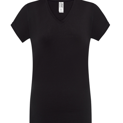 T-shirt donna manica corta scollo a V | JHK TSULSCL