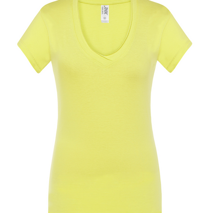 T-shirt donna manica corta scollo a V | JHK TSULSCL